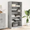vidaXL Armadio grigio cemento 100x50x200 cm materiale a Anteprima dell’immagine prodotto 2