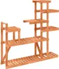 vidaXL Stojan na květiny 110x25x111 cm z masivního Náhled obrázku produktu 6