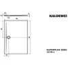 KALDEWEI SUPERPLAN ZERO 1576-1, Duschwanne, 140x80cm, Produktbild-Vorschau 2