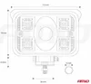 AMiO Pracovné LED svetlo AWL32 17 LED COMBO 9-36V Náhľad obrázku produktu 10