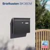BASI - Briefkasten - BK 360M - Stahl matt anthrazit - Produktbild-Vorschau 2