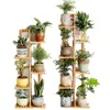 Étagère à fleurs en bambou, affichage vertical, Voir les images du produit 1