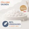 Daunenkissen 80x80 cm, Kissen 60% Gänsedaunen / 40% Produktbild-Vorschau 2