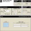 Diagrams and measurements for a double curtain rod. Náhled obrázku produktu