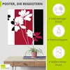 ARTland Poster Blumen Zusammensetzung II Größe: 40x40 cm Produktbild-Vorschau 2