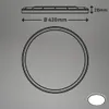 LED panel Briloner SLIM 22 W 3000 lm 4000 K čierny Náhľad obrázku produktu 11