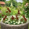UNUS Gartendeko Gartenstecker Rost Ameisen Gärtner aus Produktbild-Vorschau 2