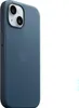 A blue iPhone case with an embossed Apple logo. Podgląd zdjęcia produktu