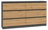Topeshop M6 140 ANT/ART KPL, Anthrazit, Eiche, 6 Produktbild-Vorschau 9