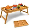 Bambusový příborník - Skládací - S úchytkami - 23 x 60 x 30 Náhled obrázku produktu 1