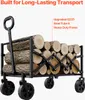 SucceBuy Trolley pieghevole per spiaggia e trasporto, 102 Anteprima dell’immagine prodotto 6