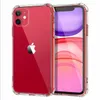 A red iPhone 12 in a clear protective case, shown from the back and side. Produktbild-Vorschau