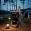 greemotion Campingschrank faltbar Schwarz Campingküche Produktbild-Vorschau 3