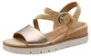 Sandalen mit Keilabsatz aus Leder Produktbild-Vorschau 3