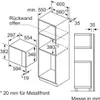 Forno a Microonde Bosch BEL523MS0 con Grill da Incasso 20 L Anteprima dell’immagine prodotto 7