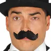 FIESTAS GUIRCA | Zwarte snor - Kostuumaccessoire voor heren Productafbeelding-voorbeeld 2