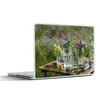 MuchoWow® Laptop Aufkleber Sticker Cover Vase - Blumen - Produktbild-Vorschau 1