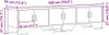 Design TV-Schrank Grau Sonoma 180x34x41 cm Holzwerkstoff, Produktbild-Vorschau 7