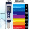 digitálny tester kvality vody 5 v 1 - pH meter, TDS, EC, Náhľad obrázku produktu 9