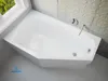 Wanna Akrylowa Zestaw 4w1 Asymetryczna 140x80 Lewa Biała + Podgląd zdjęcia produktu 4