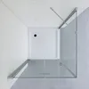 Duschkabine 100x70cm Falttür Eckdusche Duschtür Drehtür Produktbild-Vorschau 3