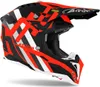 Airoh Aviator 3 Rainbow Carbon Motokrosová přilba, rot Náhled obrázku produktu 2