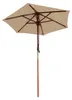 home24 Sonnenschirm - Grau Produktbild-Vorschau 6