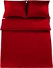 A top-down view of a red bedding set laid out on a white background. Náhľad obrázku produktu