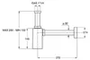 Bonomini PIQuadratO Waschtisch-Siphon 5/4", Abfluss 32mm, Produktbild-Vorschau 3