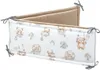 Boho Bears & Cappuccino Soft Velvet Bettumrandung XXL Produktbild-Vorschau 1