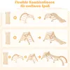 Diagrams showing different combinations of wooden climbing toys. Produktbild-Vorschau