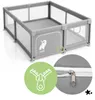Malplay Laufstall Baby Laufgitter mit Netzwänden 150 x Produktbild-Vorschau 4
