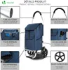Carrello della spesa pieghevole VOUNOT® a 2 ruote con borsa Anteprima dell’immagine prodotto 2