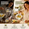 Caraffa da 2,2 l con motivo a rombi in vetro borosilicato, Anteprima dell’immagine prodotto 14