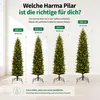 Black Box Trees Harma Sapin de Noël artificiel étroit avec Voir les images du produit 4