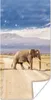 MuchoWow® Poster Überquerender Elefant 20x40 cm - Plakat - Produktbild-Vorschau 1