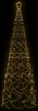 vidaXL Sapin de Noël LED en forme de cône Blanc chaud 1400 Voir les images du produit 10