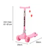 Kinderroller Kinderscooter Dreiradscooter mit LED Räder Produktbild-Vorschau 6
