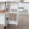 Klappbarer Esstisch, platzsparender Klapptisch fš¹r 6 Produktbild-Vorschau 6
