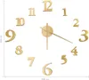 vidaXL Reloj de pared 3D, diseño moderno, color dorado, 100 Vista previa de la imagen del producto 5