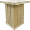 vidaXL Tavolo da bar 75x75x110 cm in legno di pino Anteprima dell’immagine prodotto 3