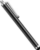 A black stylus pen with a silver clip and tip, shown diagonally against a white background. Produktbild-Vorschau