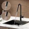 CECIPA max Wasserhahn Küche Schwarz, Hochdruck mit Brause Produktbild-Vorschau 10