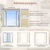 WOLTU Bambusrollo Sonnenschutz Sichtschutz, Seitenzugrollo Produktbild-Vorschau 6