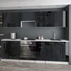 KÜCHE KÜCHENZEILE KÜCHENBLOCK MODERN 240 CM Einbauküche Produktbild-Vorschau 1