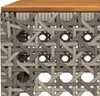 11-tlg. Garten-Sofagarnitur mit Kissen Grau Poly Rattan Produktbild-Vorschau 8
