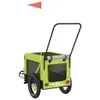 Fahrradanhänger Hunde Grün und Schwarz Oxford-Gewebe & Produktbild-Vorschau 7