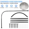 Dehnbare Edelstahl L-Form Badewanne Ecke Produktbild-Vorschau 4