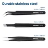 3x Pinzetten set Industrie Präzision ESD Pinzetten Produktbild-Vorschau 3