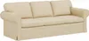 vidaXL Sofa Creme 215 x 82 x 80 cm Stoff Produktbild-Vorschau 1